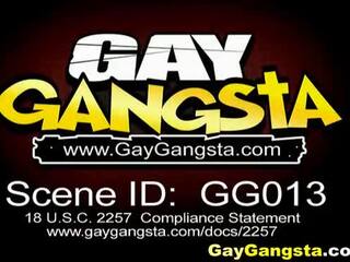 Gay Gangsta elite Anal Fucking Action