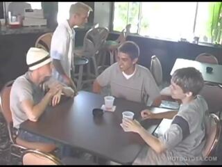 Five Gay Twinks putz Sucking Oral adult video Orgy