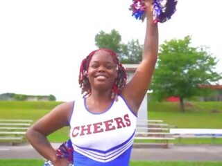 Star Quarterback Fucks 3 sensational Cheerleaders Before Draft Day