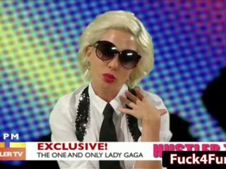 Ms Gaga Gives Head on Larry King Live - Helly Mae Hellfire