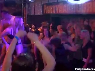 Tons of group dirty movie vid on the dance floor